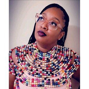 Rainbow Pearl Body Chain Sexy Bra Fashion Shoulder Necklaces Harness Jewelry Hot